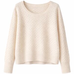 Old Navy Cream Textured Sweater
